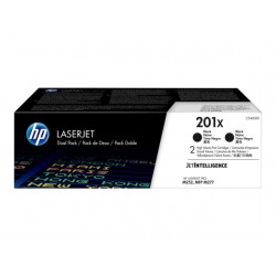 HP 201X BLACK 2 x 6.500 pages